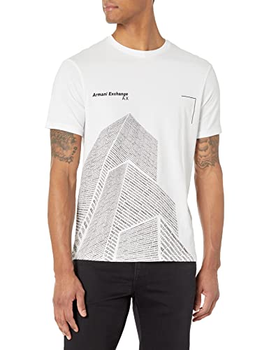 T-shirt Armani Exchange Homme brodé idéal pour un style urbain chic