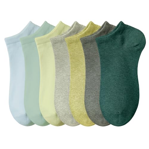 Image of Womens Ankle Socks Cotton No-Show Comfortable Low-Cut Liner Kraft Paper Gift Box