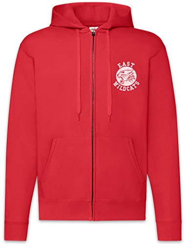 Sweat à capuche zippé homme Urban Backwoods East Wildcats pull veste coton sport