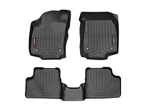 WeatherTech Custom Fit FloorLiners for Saturn Astra - 1st & 2nd Row (44195-1-2), Black
