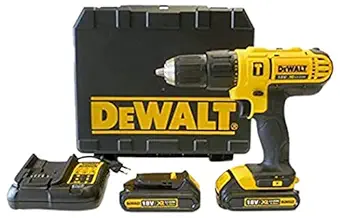DEWALT DCD776S2 18V 13mm XR Lithium-Ion Cordless Hammer Drill Machine/Driver with 2x1.5 Ah Batteries Included