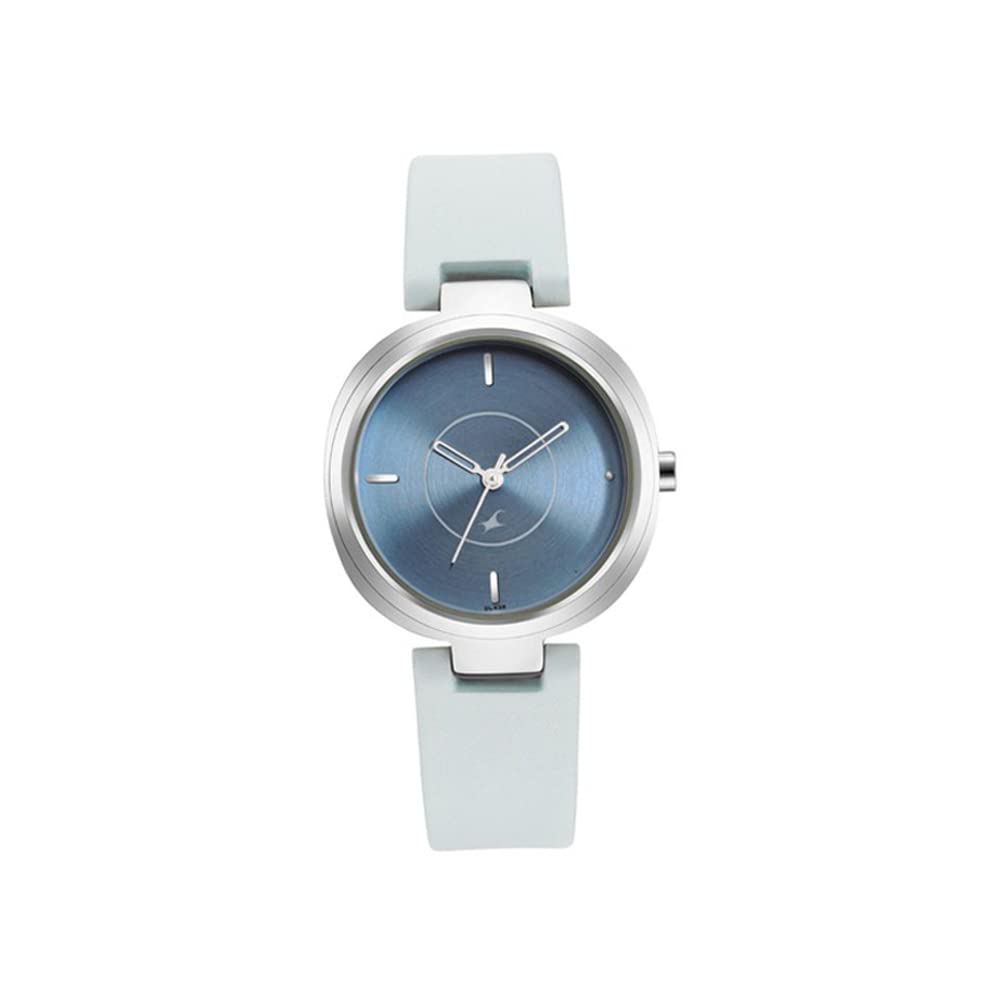 Fastrack Stunners Quartz Analog Blue Dial Leather Strap Watch for Girls-NS6247SL02 (B091F59D2Q) Amazon Price History, Amazon Price Tracker