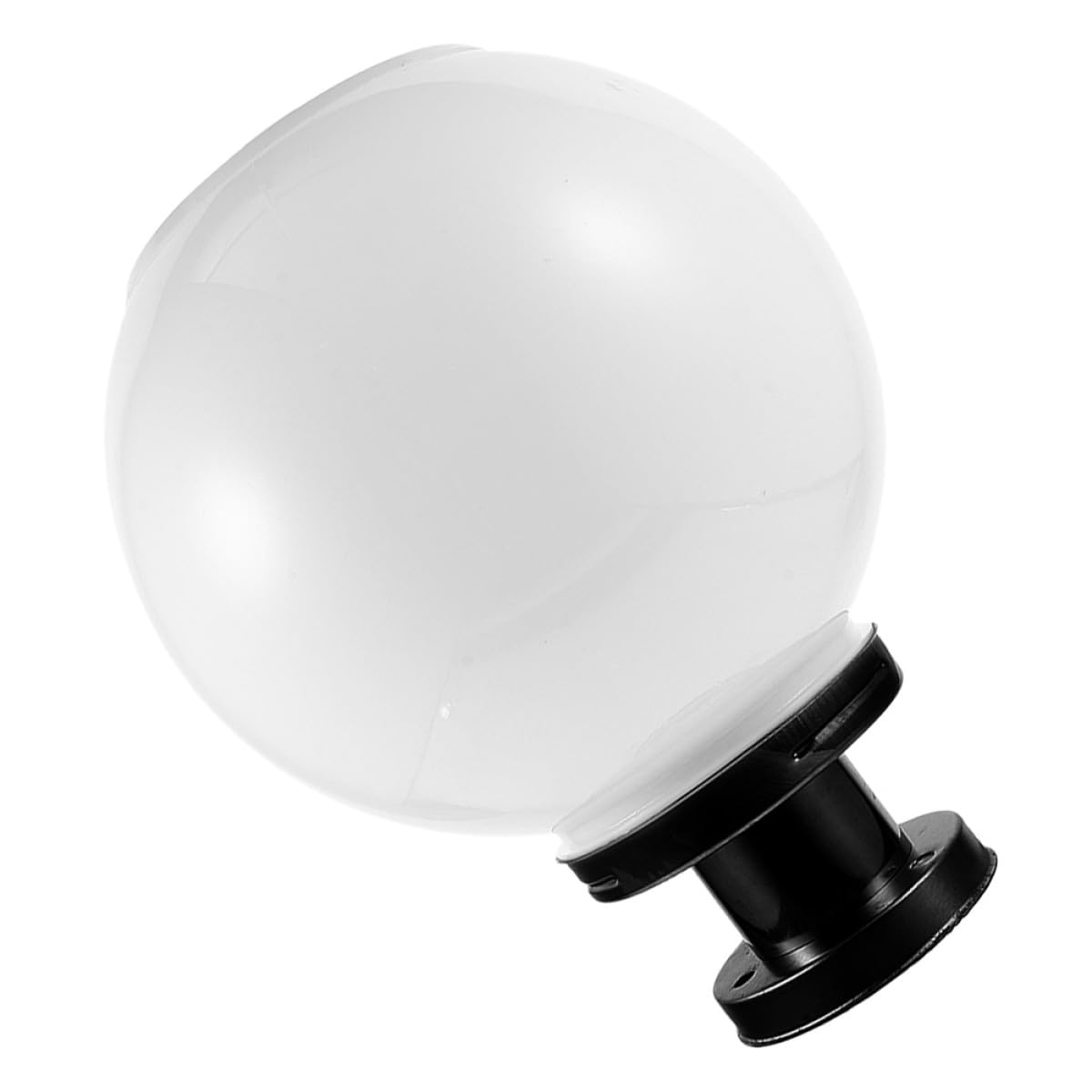 DOITOOL Lampioncino da Giardino Solare con Sensore Automatico, Sfera in Acciaio Inox e Acrilico, per Cortile e Vialetto
