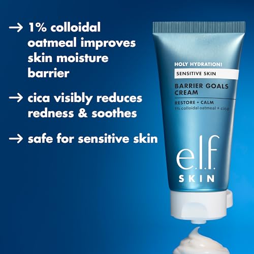 e.l.f. SKIN Holy Hydration! Barrier Goals Cream, Rich Face Moisturizer For Hydrating & Soothing, Helps Visibly Reduce Redness, Vegan & Cruelty-Free - Image 3