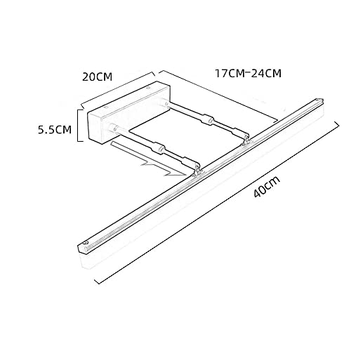 Eclairage de vanite moderne LED pour deco murale de salle de bain - 6