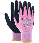 3 Paar Gartenhandschuhe Handschuhe Damen Größe: 6 - 7 - 8 - 9 ROSA