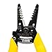 IDEAL Electrical 45-615 Reflex Super T Stripper - 8-18 AWG Solid, Yellow, Wire Stripper, Plier Nose, Slide Lock, Textured Grips