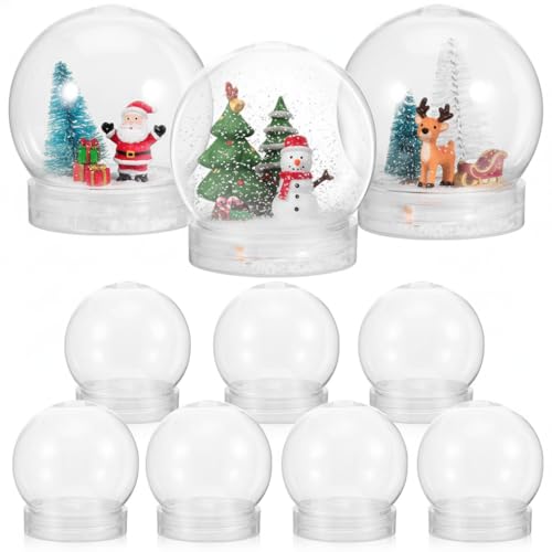 150ml Leere Schneekugel Mit Schraubverschluss, 10 Stück Weihnachten...