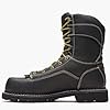 Georgia Boot AMP LT Logger Composite Toe Waterproof Work Boot, Black, Size 9.5(M) #4