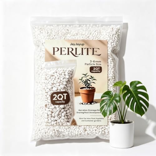 2 Quarts Perlite for Plants Indoor | Soil Amendment, Improves Drainage