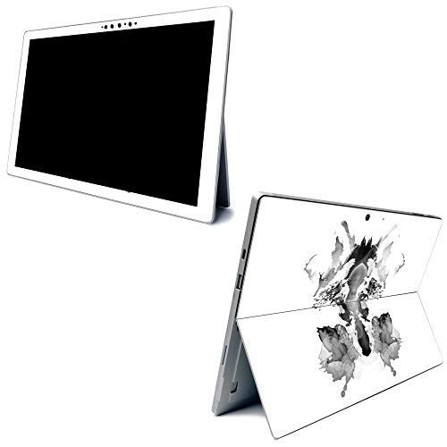 Image of MightySkins Carbon Fiber Skin for Microsoft Surface Pro 7 - Rorschach | Textured Carbon Fiber Finish | Easy to Apply, Remove, and Change Styles | Made in The USA (CF-MISURPR7-Rorschach)