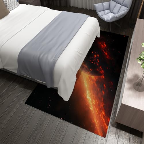 Tapis de sol à motifs de planètes protégeant le sol du bureau et salon - 5