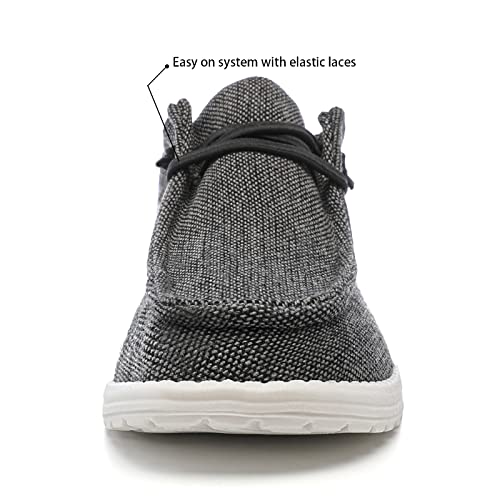 Betrue Lightweight Mens Boat Shoes Slip On, Mens Loafers Canvas Shoes, Lace-up Deck Shoes for Mens, Mens Comfortable Soft Casual Cloth Shoes3