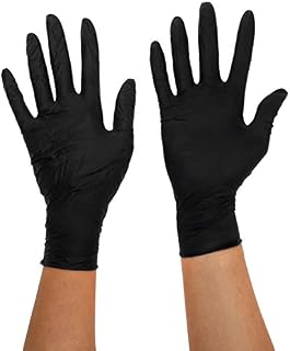 Bodyguard Men's Gl8973 Gloves, Black, L Pack of 100 UK