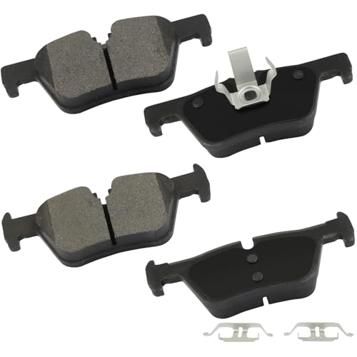 Image of cciyu D1613 Rear Disc Brake Pads Kit For BMW 228i /228i xDrive /230i /230i xDrive /320i /320i xDrive /328d /328d xDrive /28i /328i GT xDrive /328i xDrive /330i /330i GT xDrive /330i xDrive /428i /428i Gran Coupe
