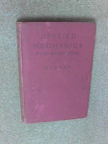 Applied Mechanics for Beginners B0010Y7P44 Book Cover