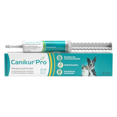 Boehringer Ingelheim Canikur Paste | Doppelpack | 2 x 15 ml | Diät-Ergänzungsfuttermittel für Hunde und Katzen | Kann dabei helfen die natürliche Darmflora zu unterstützen