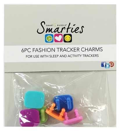 Smart Buddie Smarties Activity Tracker Clasps/Charms- 6 Pieces