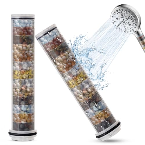2 Pack Replacement Shower Filters for Hard Water