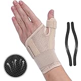 FITTOO Daumenorthese und -Bandage,zur Behandlung von Verstauchungen, Arthritis und Anderen Schmerzhaften Zuständen des Daumens, für Männer und Frauen, Linke und Rechte Hand