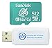 Produktbild SanDisk 512GB Nintendo Switch MicroSD Card/Memory Card for Nintendo Switch Lite 512 GB (SDSQXAO-512G-GNCZN) Bundle with 1 SD & MicroSDXC Card Reader