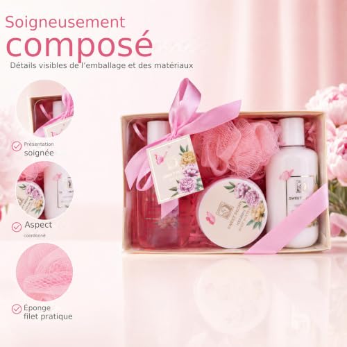 Accentra set de bain SWEET PEONY coffret cadeau femme – vue 6