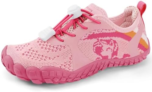 IceUnicorn Barfussschuhe Kinder Hausschuhe Jungen Wanderschuhe Laufschuhe | atmungsaktiv rutschfest leicht laufschuhe