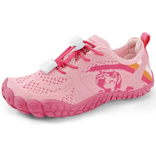 IceUnicorn Barfussschuhe Kinder Hausschuhe Mädchen Wanderschuhe Laufschuhe