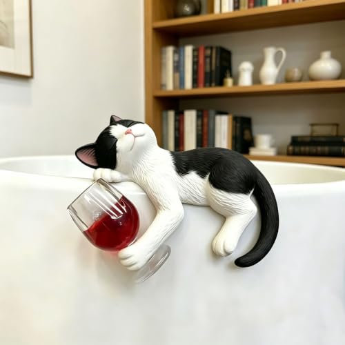 LAUGOKOBE Cute Lazy Cat Figurines Plant Decorations for Pots Garden Decor by LAUGOKOBE - Used condition - Image 6