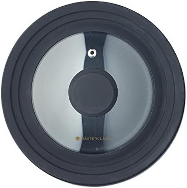 MasterClass Smart Space Non-Stick Induction-Safe Saucepans with Removable Handle and Universal Lid, Aluminium , Grey, 5-Piece Set
