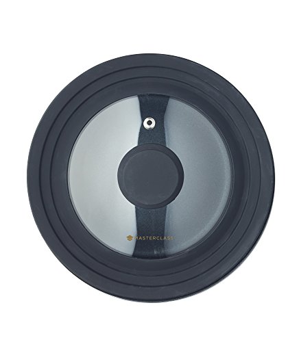 Kitchen Craft MasterClass Smart Space Non-Stick Induction-Safe Saucepans with Removable Handle and Universal Lid, Aluminium , Grey, 5-Piece Set 7 Gallery Image