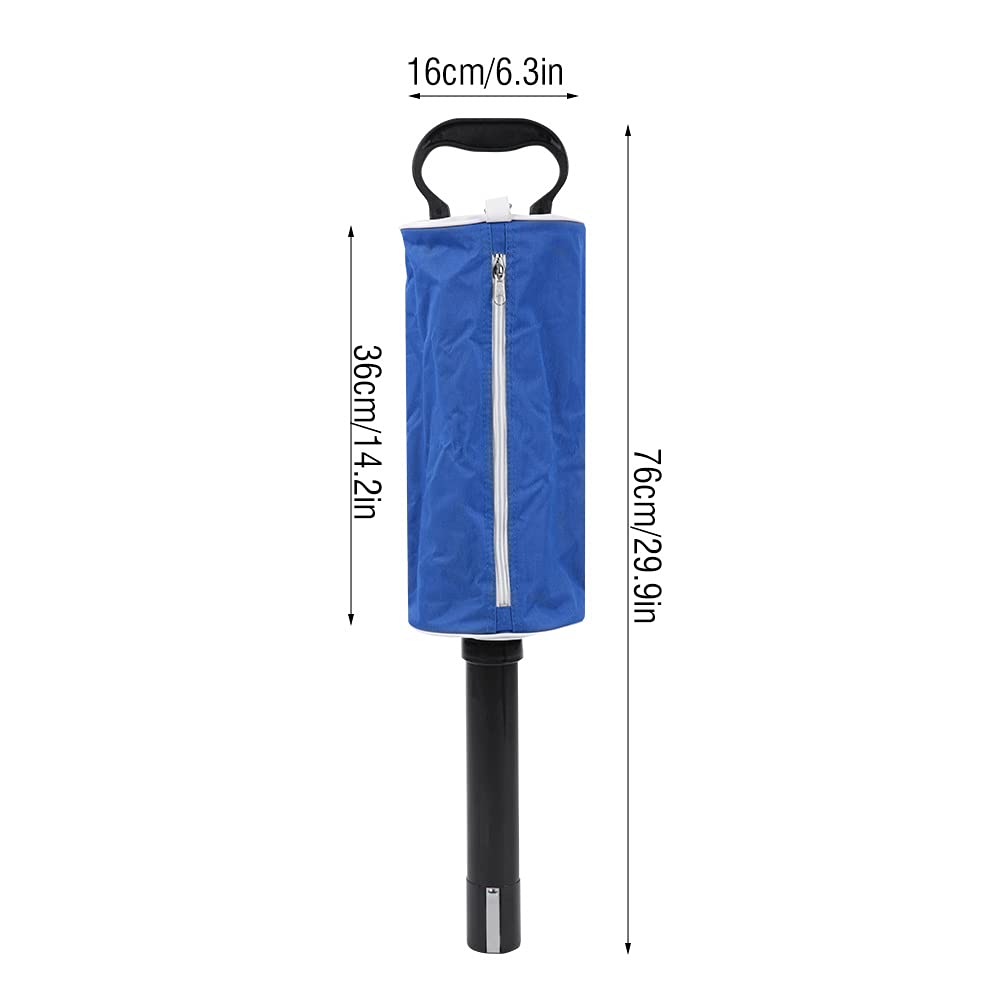 Golf Pick -up -Tasche, Halten Sie 70 Bälle, tragbare Golf -Shag -Tasche Golfball Retriever Ball Sagger Picker Accessoire mit abnehmbarem Aluminiumlegierrohr