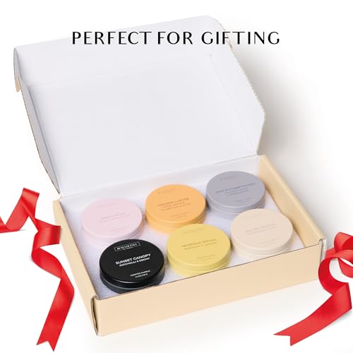 Benevolence LA Candle Gift Set – 6 Soy Scented Candles (1.4 oz) | Aromatherapy Candles with Orange, Eucalyptus, Rose & Jasmine | Gift Set Ideas for Women & Men | Ready for Gifting - Image 4