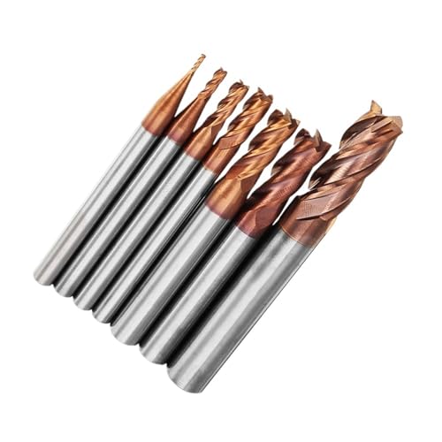 Fraise 4 flûtes haute performance moulin 6.9mm pour CNC