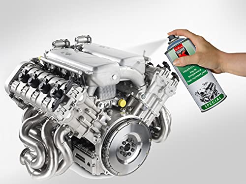 AutoK Special - Hitzefester Speziallack 650°C, 400 ml, schwarz -Hoch hitzebeständig bis 650°C, ideal für Motoren oder Grills