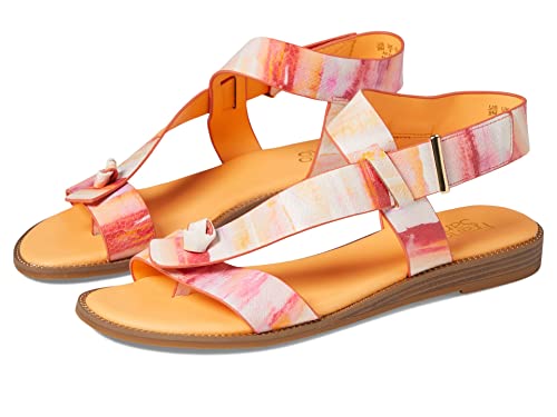 Image of Franco Sarto Womens Glenni Ankle Strap Flat Sandals
