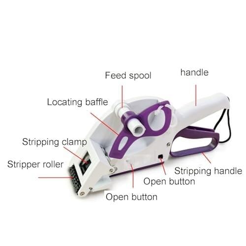 Applicatore di Etichette, etichettatrice Portatile Portatile, etichettatrice Rotonda Quadrata, etichettatrice Portatile per Bottiglie Rotonde, scatole, etichettatura di Frutta