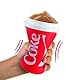 ChillFactor Coca Cola Slushy Maker - Wiederverwendbarer Slushy Maker Cup Hausgemachte Slushies Squeeze Cup Slushy Maker Küchenspielzeug