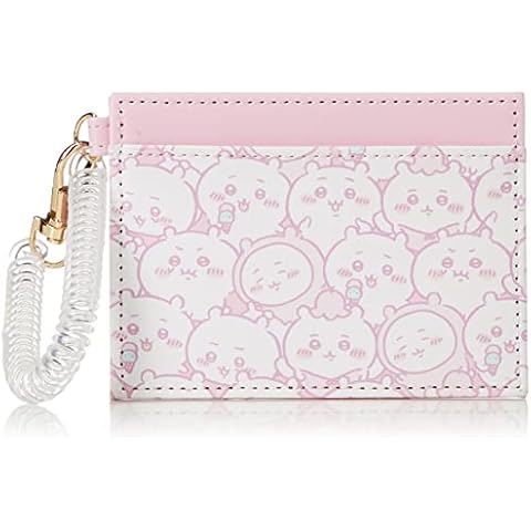 Chiikawa 0010 (CKW-193) Pass Case, Commuter Pass Holder, Card Case, Synthetic Leather, Mini, Small, Strap, Coil Chain, Thin, Women's, Men's, College Students, High School Students, Commuting to Work or School Cover