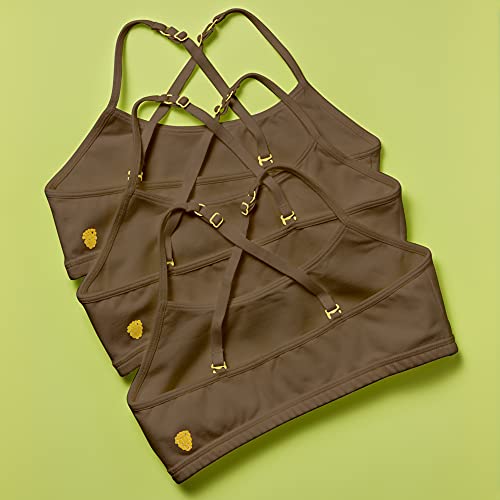 Yellowberry 3pk Ladybug Bra Cotton Training Bra for Girls, Tweens & Teens with Full Coverage & All-Day Comfort3