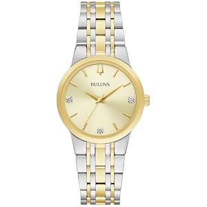 Bulova 98P224 Ladies' Modern Two-Tone Quartz Watch