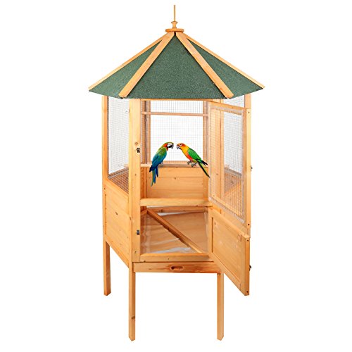 View of Best Bird Aviary For Sale: 6 Outdoor, Indoor & Walk-in Aviary Reviews