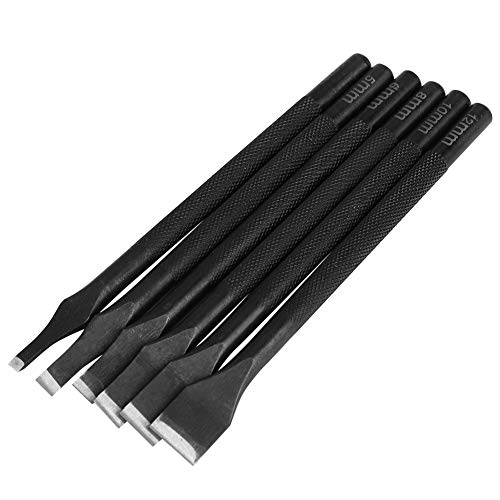 Juego de punzones de cuero, herramientas para perforar cuero manualidades DIY con punzones de 3 mm/5 mm/6 mm/8 mm/10 mm/12 mm for trabajos en cuero
