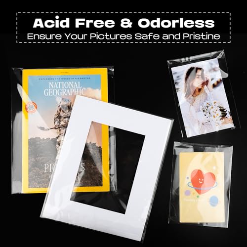 AUEAR, 12"x12" (100 Pack) Clear Plastic Sleeves - Acid Free 1.6 Mil Crystal Resealable Bags -Fit for 12x12 Prints, Photos, Art Works by AUEAR - Image 4