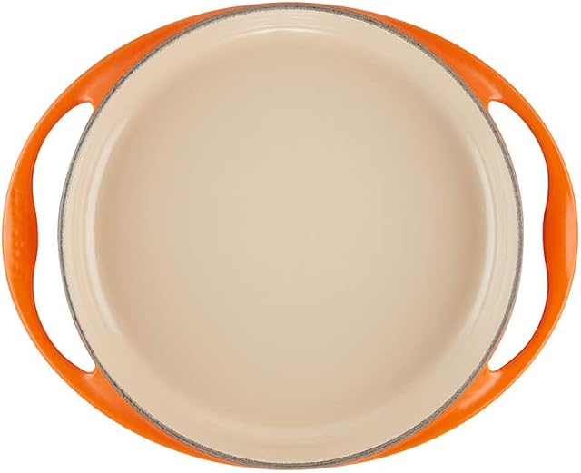 Okrągła forma do tart z emaliowanego żeliwa Le Creuset Tatin, 28 cm, 2,6 litra, płomienna