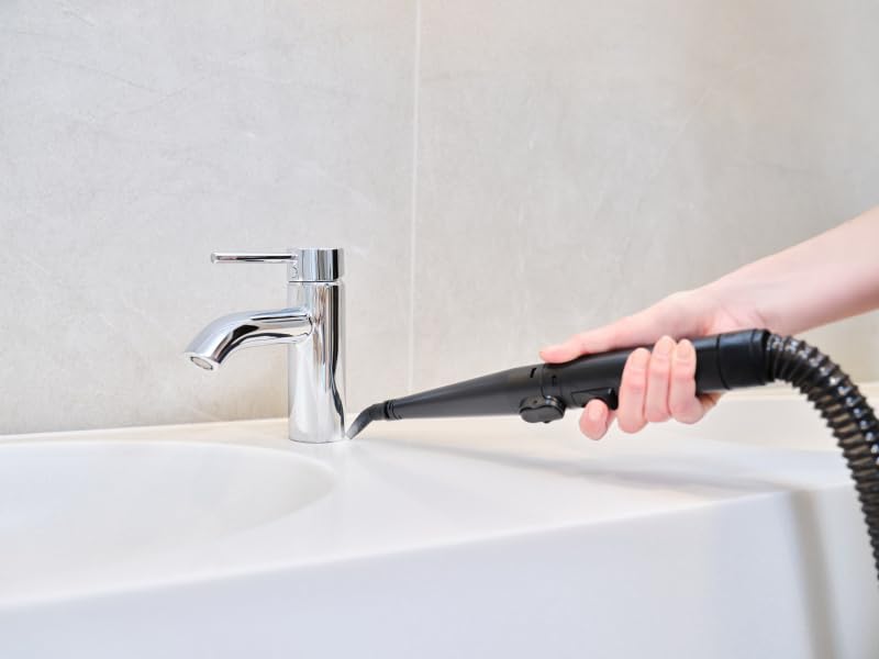 ETA Steam Clean I 13kPa I Limpiador de vapor multifunción, limpiador de alfombras, limpiador de tapicería, limpiador de manchas para alfombras, sofá, tapicería, escaleras, coche, 4 modos de limpieza