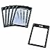 6 Credit Card Size 3X Magnifiers, Each Magnifier for Reading has 3X Fresnel Lens, Use as 3X Magnifying Glass, Pocket Magnifier, Reading Magnifier for Menus or as Accessory for ID Badge Holder Lanyards