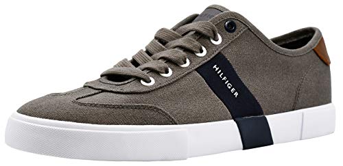 Tommy Hilfiger Men's Pandora Dark Grey Fabric Sneaker 11 M US