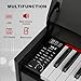 UMOMO 88 Weighted Key Digital Piano with Duet Piano Bench, Beginner Keyboard Piano Full Size Heavy Hammer Weighted Action Electric Piano Keyboard with USB MIDI, Black