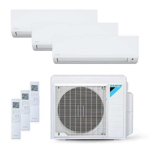 Ar-Condicionado Multi Split Inverter Daikin 34.000 BTUs (3x Evap HW 9.000 + 1x Evap HW 18.000) Quente/Frio 220V